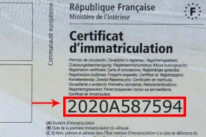 Où trouver le numéro de formule sur une carte grise ?