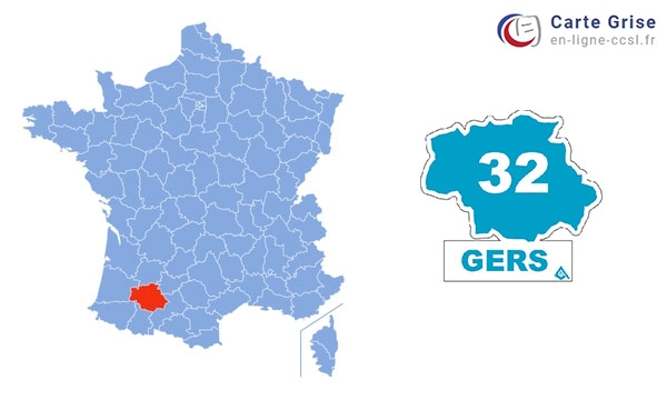 Carte Grise dans le Gers