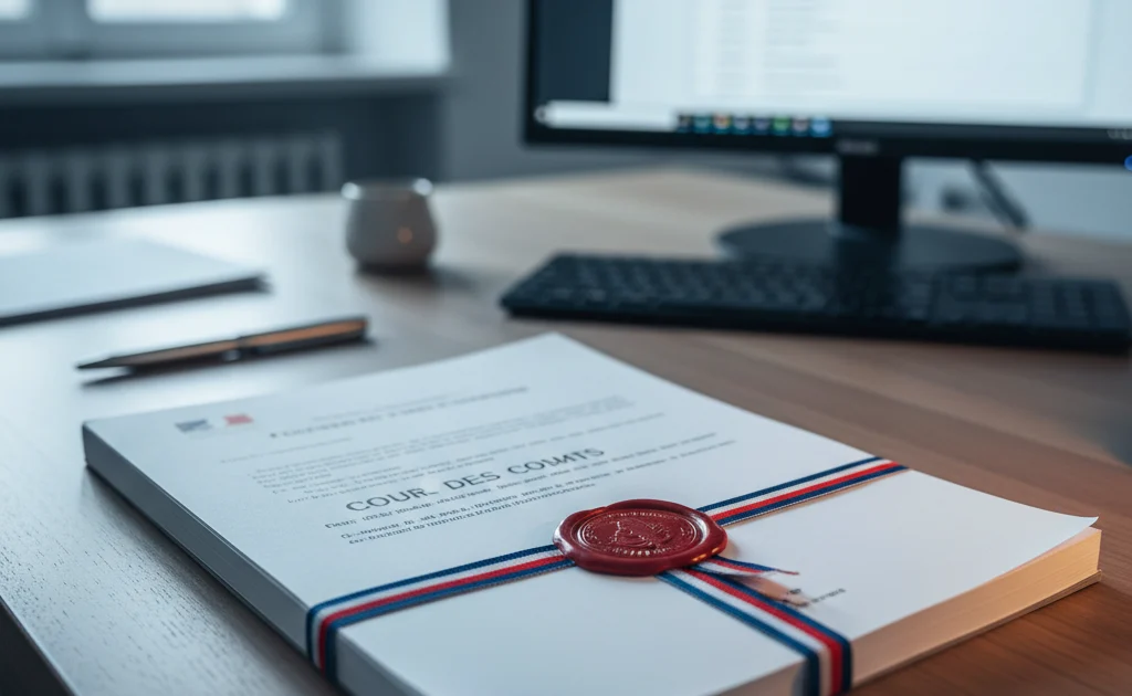 Rapport Cour des comptes 2026 sur la fraude à la carte grise posé sur un bureau administratif français