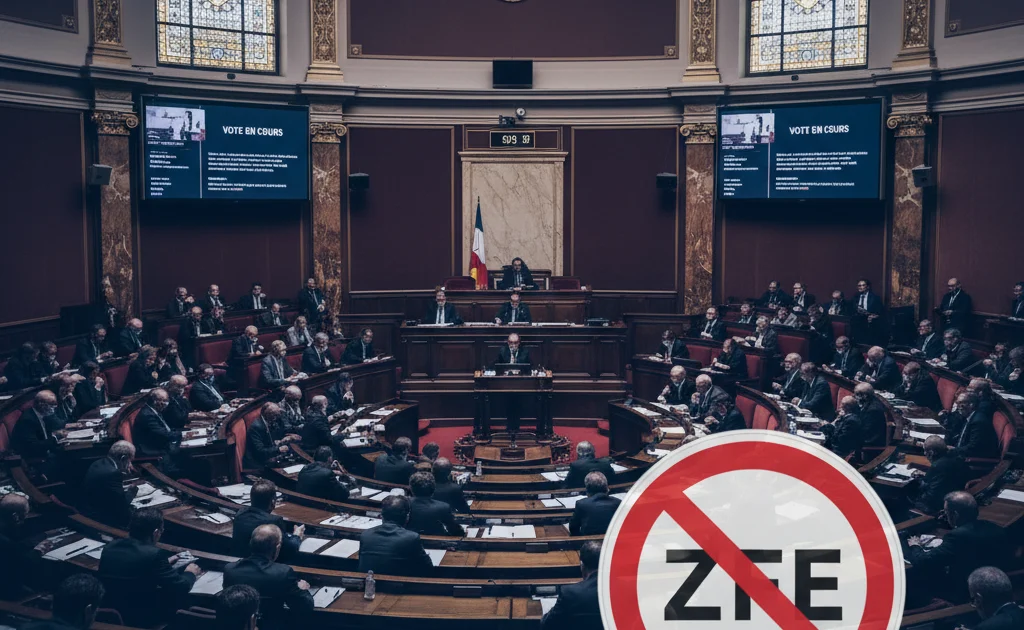 Suppression des ZFE votée à l'Assemblée nationale – loi de simplification de la vie économique avril 2026